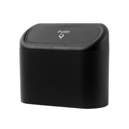 Mini Car Trash Bin with Push Lid